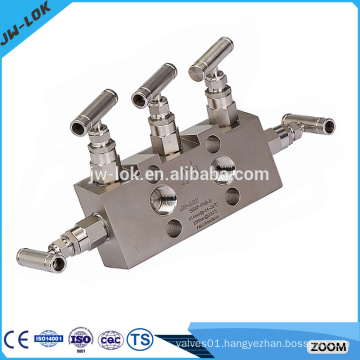 New products of of Stainless Steel 6000psig 5 way manifold valves